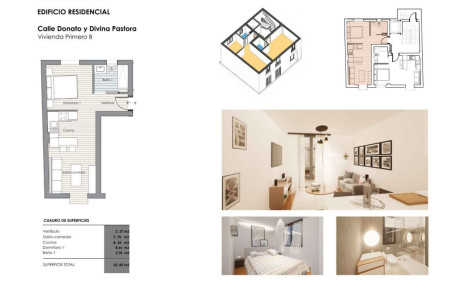 Estudio en venta en calle Divina Pastora, 34