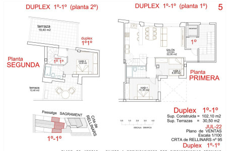 Dúplex en venta en carretera Rellinars, 95