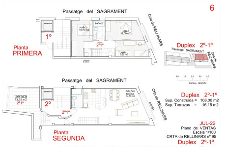 Dúplex en venta en carretera Rellinars, 95