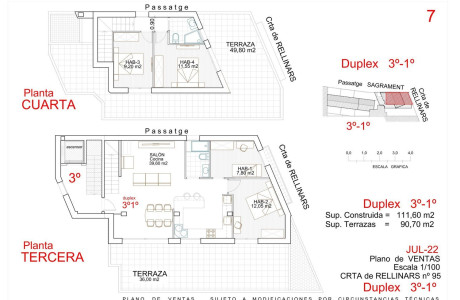 Dúplex en venta en carretera Rellinars, 95