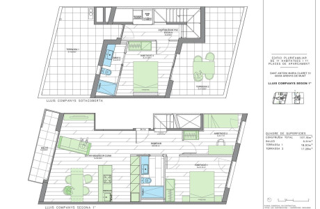 Dúplex en venta en calle sant antoni maria claret, 51