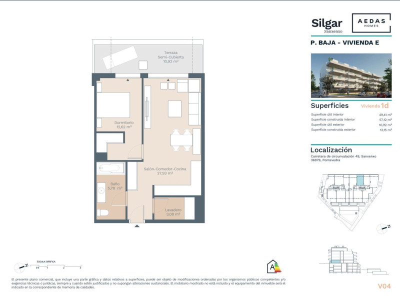 Apartamentos en Venta en Calle Estrada de circunvalación, 50, Sanxenxo