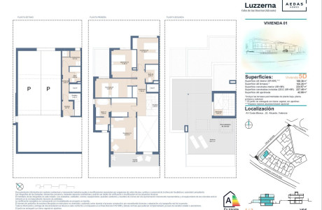 Chalet adosado en venta en avenida de la Costa Blanca, 23