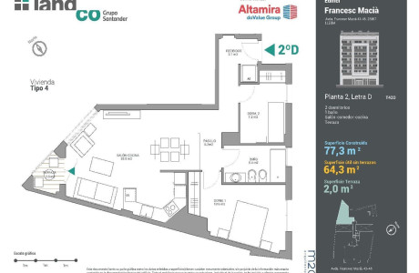 Piso en venta en Avinguda Francesc Macià, 43 -45