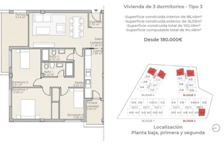 Piso en venta en avenida Mariano Hernandez s/n