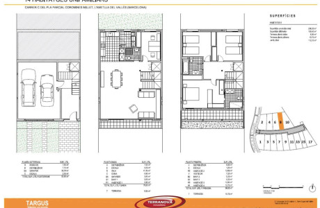 Chalet pareado en venta en L'Ametlla del Vallès