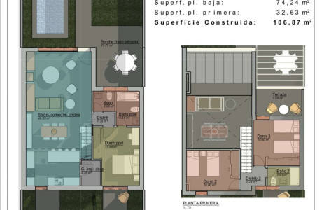 Chalet adosado en venta en calle del maestro, 9