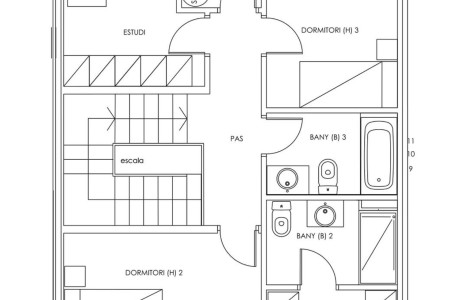 Chalet pareado en venta en calle Germanor, 2