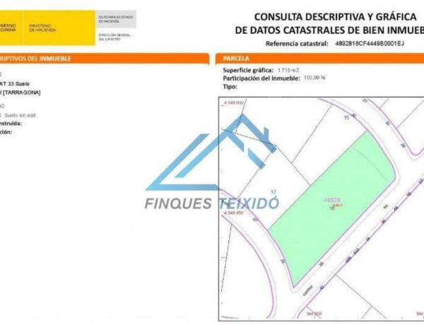 Terreno en venta en calle de Viladomat