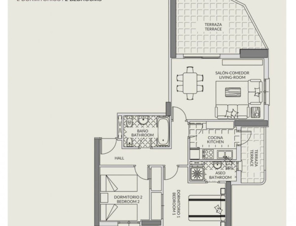 Piso en venta en Urbanización Caleta