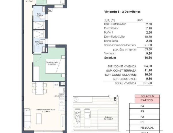 Piso en venta en Urbanizaciones