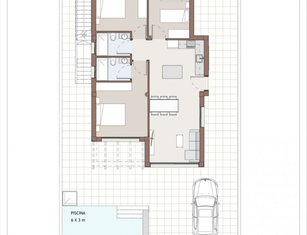 Casa o chalet independiente en venta en Las Salinas