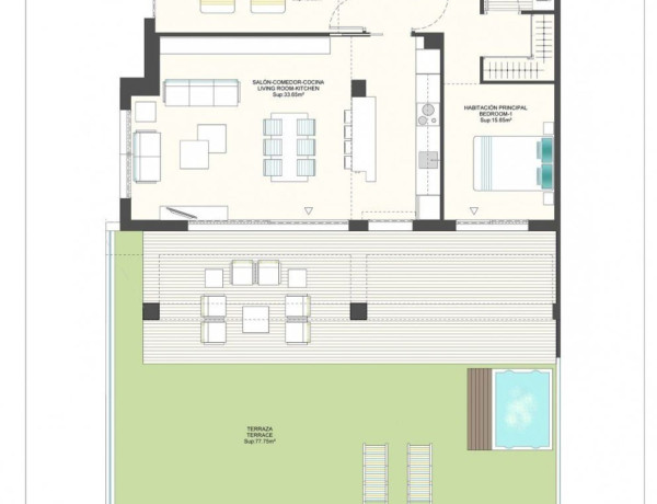 Piso en venta en Balcón de Finestrat-Terra Marina