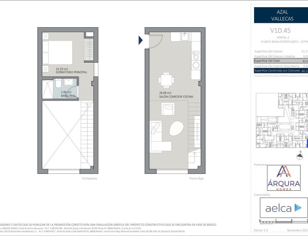 Dúplex en venta en calle Sierra de Gádor s/n