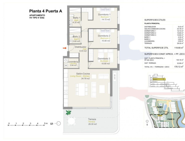 Piso en venta en Balcón de Finestrat-Terra Marina