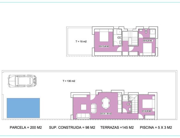 Chalet pareado en venta en Daya Nueva