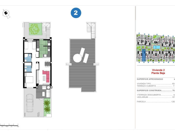 Chalet adosado en venta en Els Poblets