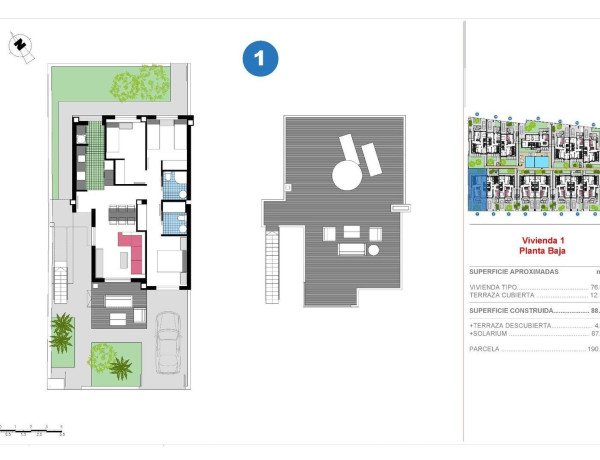 Chalet pareado en venta en Els Poblets