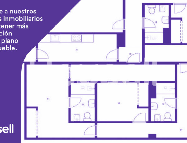 Piso en venta de 190 m² Calle Riquelme, 30005 Murcia