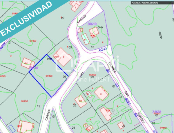 2 TERRENOS COLINDANTES (2124m2) EN LA URBANIZACIÓN CAMPARELLADA