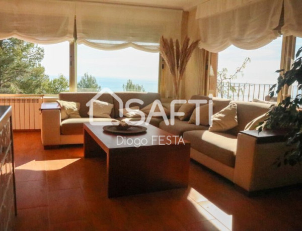 Chalet con vistas a Alcossebre y lslas Columbretes