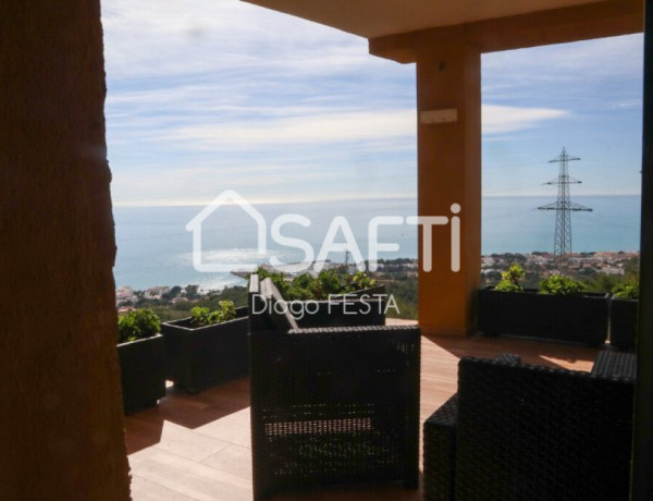 Chalet con vistas a Alcossebre y lslas Columbretes