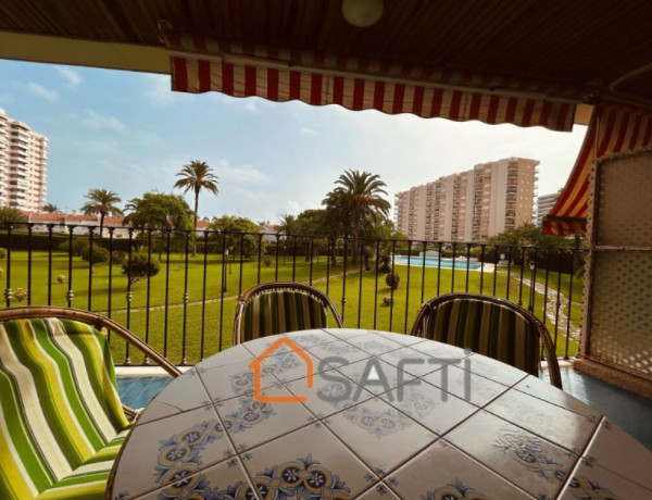 piso en playa de Gandía urbanización con piscina