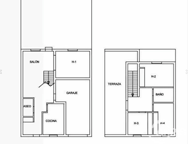 Chalet adosado para reformar