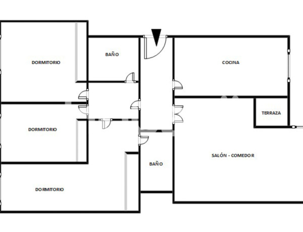 Piso en venta de 122m² en Calle Rafael R. Urrusti, 33008 Oviedo (Asturias)