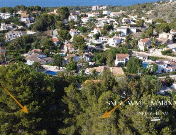 Denia – Las Rotes/Montgó-Galeretes: En venta terreno con vistas y licencia para la construcción de un chalet unifamiliar