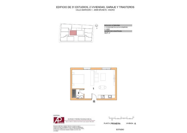 Estudio en venta en calle Doctor Rodríguez de la Fuente