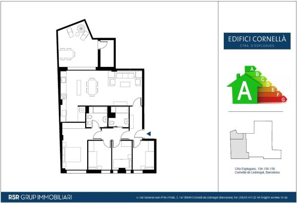 Piso en venta en d´Esplugues, 134