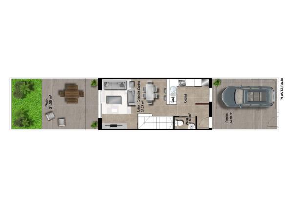 Chalet adosado en venta en Zeus, 15