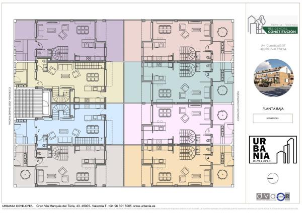 Chalet adosado en venta en avenida Constitución , 35