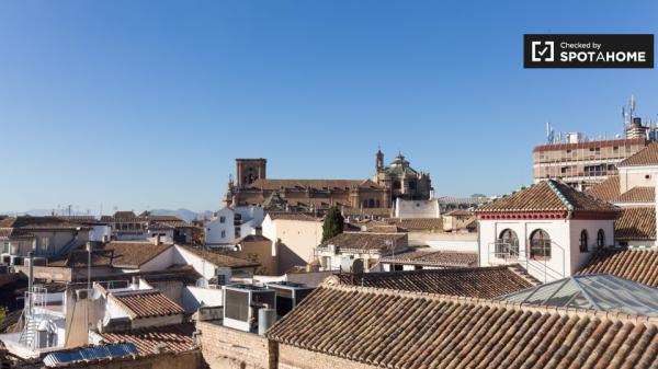 Luminoso apartamento en alquiler en el centro de la ciudad, Granada