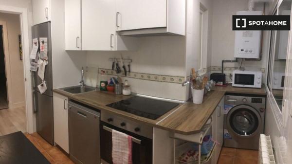 Habitación en piso compartido en madrid.