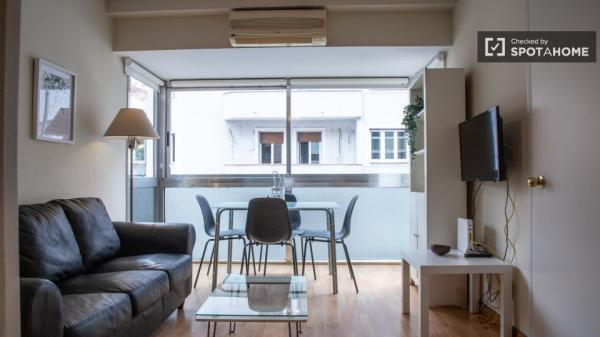 Amplio apartamento de 1 dormitorio en alquiler en Salamanca, Madrid