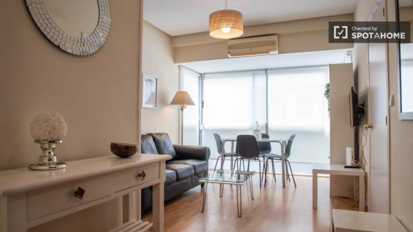 Amplio apartamento de 1 dormitorio en alquiler en Salamanca, Madrid