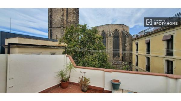 Estudio rústico en alquiler en Barri Gòtic, Barcelona