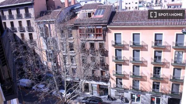 Habitación luminosa en piso compartido en Puerta del Sol, Madrid