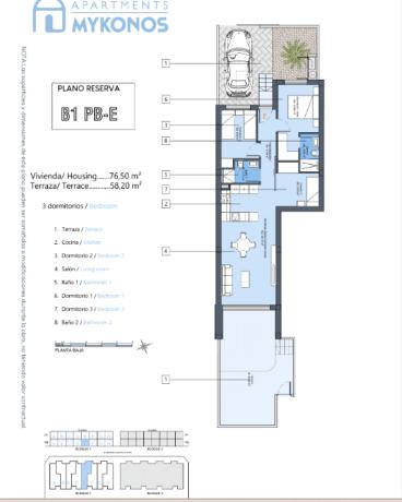 RESIDENCIAL MYKONOS apart