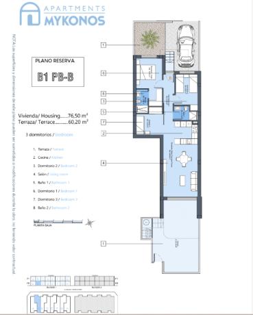 RESIDENCIAL MYKONOS apart