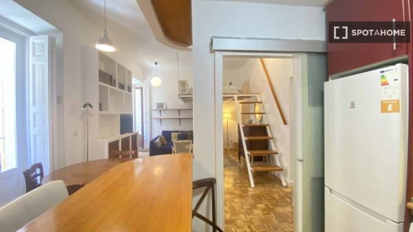 Apartamento de 1 dormitorio en alquiler en Opera, Madrid