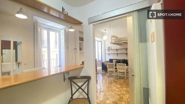 Apartamento de 1 dormitorio en alquiler en Opera, Madrid