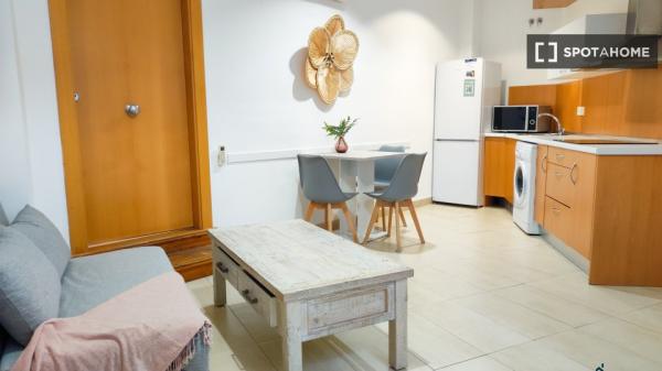 Apartamento completo de 1 dormitorio en Málaga