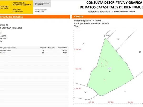 Terreno en Cv-925 s/n