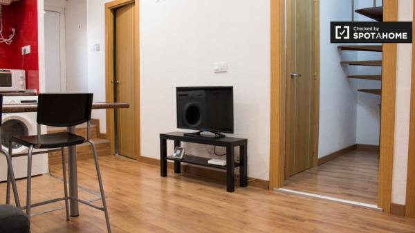 Amplia habitación en alquiler en apartamento de 3 dormitorios en El Raval.