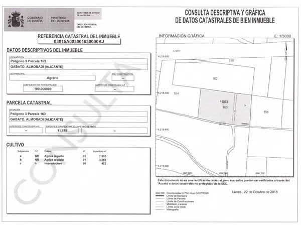 Terreno en Cv-91 s/n