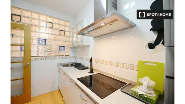 Apartamento de 1 quarto para alugar em Abando, Bilbao