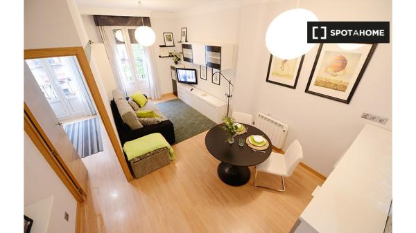 Apartamento de 1 quarto para alugar em Abando, Bilbao